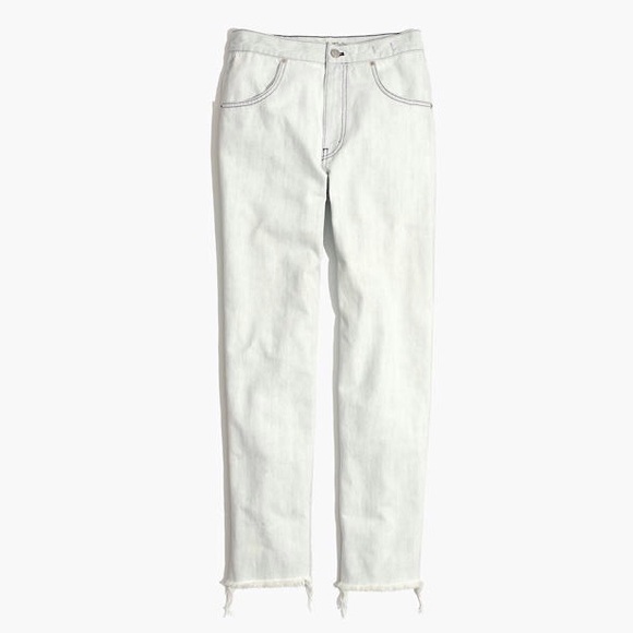 Madewell Wide Leg Tapered Jeans Faded Wash Sz 32 - Picture 6 of 13